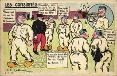 VINTAGE POSTCARD Militaria Fantasy instructions