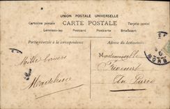 CPA Fantaisie Femme Cloche Voyage de cloches