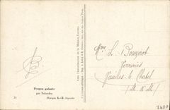 CPA Fantaisie Eventail