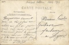 CPA President de la Republique Fallieres Le bon vin attendrit l'homme