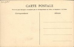 Presidente de la POSTAL de la VENDIMIA de la salida de Fallieres de la república para el senado del caballo del Elysium