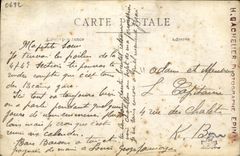 CARTE PHOTO Militaria Epinal 474 TM 1915 Camions