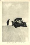 CPA Automobile Apres l'ssaut d'une dune 
