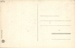 VINTAGE POSTCARD Automobile Fair of Lyon the group of the car in the covered street