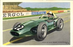 CPA Automobile Voiture de coursa Vanwall 