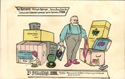 CPA Semaine Politique Satirique 1906