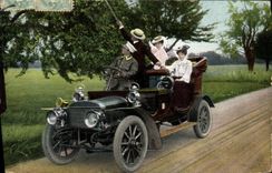 CPA Fantaisie Automobile 