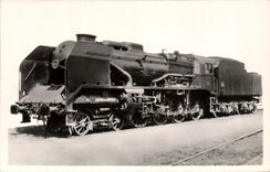 VINTAGE POSTCARD Train Engine 240 P Compound