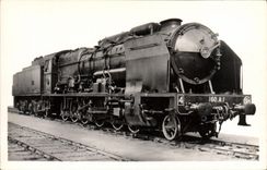 VINTAGE POSTCARD Locomotive Train 160 has