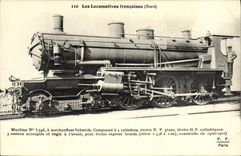 VINTAGE POSTCARD Locomotive Train Machine 3546 has Schmidt superheater