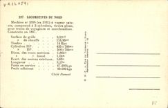 VINTAGE POSTCARD Train Engine Machine 3395