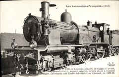 CPA Train Locomotive Machine 1760