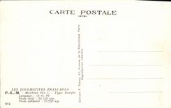 VINTAGE POSTCARD Train Engine Standard Machine 231 C Pacific