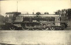 VINTAGE POSTCARD Train Engine Machine 231 D 48