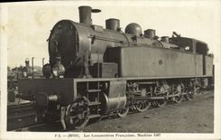 CPA Train Locomotive Machine 4507