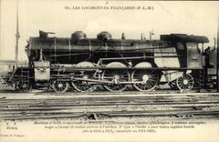 CPA Train Locomotive Machine 6110