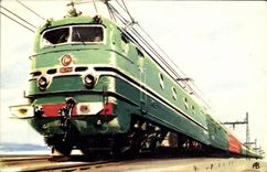 CPA Train Locomotive electrique CC 7100 de la SNCF