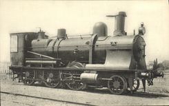 CPA Train Locomotive 3602