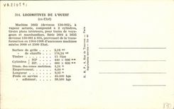 CPA Train Locomotive 3602