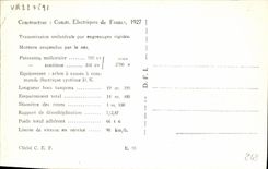 CPA Train Locomotive electrique Automotrice Bo Bo serie EABD des chemins de fer marocains