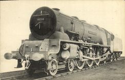 CPA Train Locomotive Pacific 6230 a 4 cylindres
