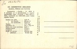 CPA Train Locomotive Pacific 6230 a 4 cylindres