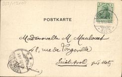 VINTAGE POSTCARD Gruss aus Strassburg St Johannesstaden