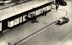 MODERN CARD Militaria 2nd world war German Soldats kill street of rivoli