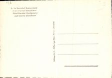 POSTAL MODERNA 2do mariscal Montgomery y general Eisenhower de la guerra mundial de Militaria