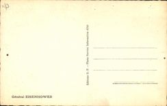 General Eisenhower Militaria de la POSTAL de la VENDIMIA