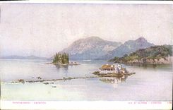 VINTAGE POSTCARD Island of Ulysses Corfou Greece
