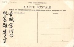 VINTAGE POSTCARD Indo-China annam Hoots Direction of agriculture