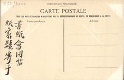 VINTAGE POSTCARD Indo-China Tonkin Baie of Along Passes from the arch