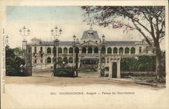VINTAGE POSTCARD Indo-China Cochinchine Saigon Palate of the governor