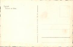 VINTAGE POSTCARD Egypt Giza