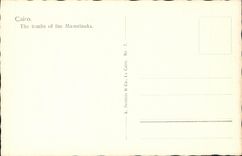 CPM Egypte Cairo Tombes de mamelouks