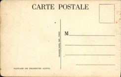 CPA Militaria Fanfare de chasseurs alpins