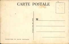 VINTAGE POSTCARD Militaria Operations in high mountain