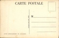 CPA Militaria Mitrailleuses de cavalerie