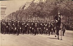 VINTAGE POSTCARD mobile Militaria Republican guard