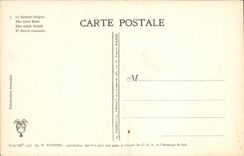 VINTAGE POSTCARD Bateau the boat tires