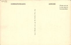 Línea francesa peregrino del barco de la POSTAL de la VENDIMIA del vapor de Latouche