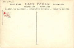 Servicios postales de VINTAGE POSTCARD Transatlantic Boat General Company de la ciudad mediterránea del hueso