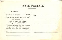 CPA Illustration extraite de l'album La Nuit de la Saint Sylvain Bateau