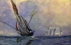 CPM Bateaux Thonier sur les lieux de peche les lignes a la mer
