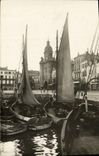 Real photo Boats of La Rochelle sin