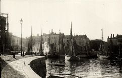 CARTE PHOTO Bateaux de peche La Rochelle