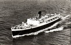 CPA Bateau Compagine Generale Transatlantique French Line Ville de Marseille 