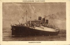 CPA Bateau Messageries Maritimes Mariette Pacha 