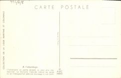 VINTAGE POSTCARD Boat With the Haffner boarding